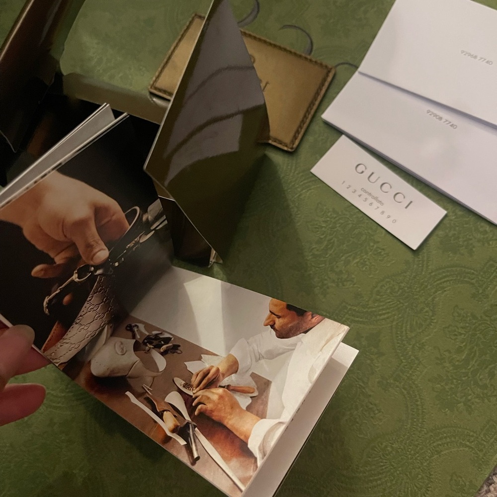 Authentic Gucci Brown Genuine Python Hobo Bag Lar… - image 7